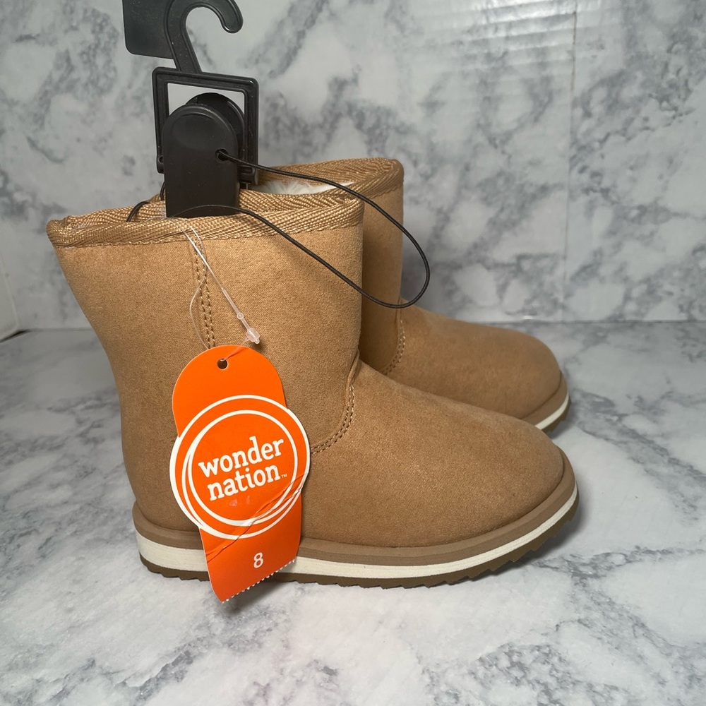Wonder Nation Tan Ankle Boots